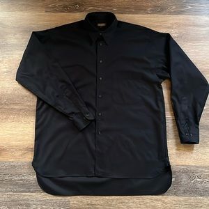 Midnight Blue Coach Men's Classic Button Up/ Button Down Dress Shirt